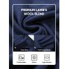 imageJMIERR Mens Wool Blend Classic Crew Neck Casual Fall SweatersNavy Blue