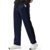 imageJMIERR Mens Sweatpants Wide Leg Color Block Stripes Tapered Trousers Drawstring Waist Casual Stretch Track PantsBlue