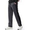 imageJMIERR Mens Sweatpants Wide Leg Color Block Stripes Tapered Trousers Drawstring Waist Casual Stretch Track PantsDark Grey