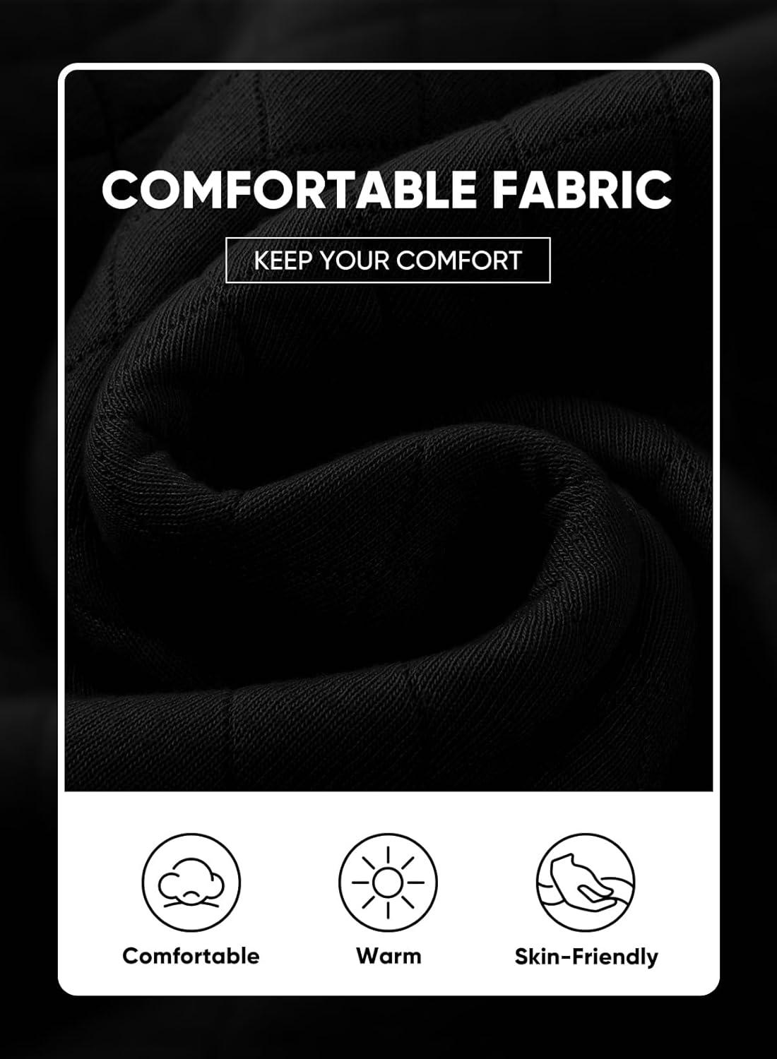 imageJMIERR Mens Quilted 2 Piece Casual Outfits Crewneck Sweatshirt Tracksuit ampamp Joggers Sweatpants Sweatsuit SetBlack