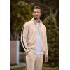 imageJMIERR Mens Track Suits 2 Piece Full Zip Sports Outfits Set Sweatshirt and Joggers SweatpantsBeige