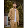 imageJMIERR Mens Track Suits 2 Piece Full Zip Sports Outfits Set Sweatshirt and Joggers SweatpantsCamel