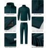 imageJMIERR Mens Track Suits 2 Piece Full Zip Sports Outfits Set Sweatshirt and Joggers SweatpantsSea Green
