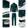 imageJMIERR Mens Track Suits 2 Piece Full Zip Sports Outfits Set Sweatshirt and Joggers SweatpantsSea Green