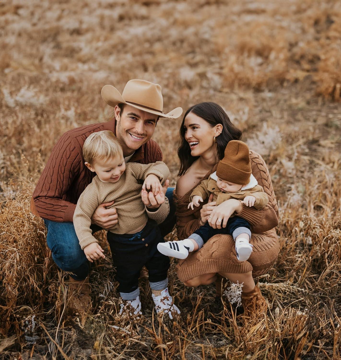 imageJMIERR Mens Cable Knit Pullover Sweater Casual Long Sleeve Stand Collar Button Knitted SweatersChestnut