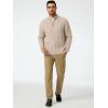 imageJMIERR Mens Quarter Zip Pullover Sweater Cable Knit Casual Stand Collar Texture Knitted SweatersBeige