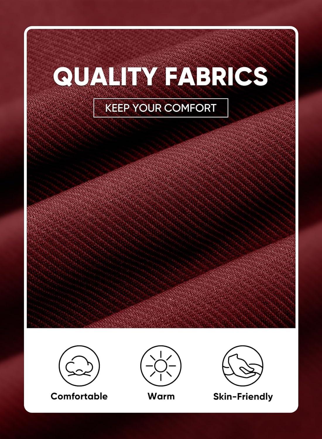 imageJMIERR Mens Tracksuit 2 Piece Set Full Zip Casual Sweatsuit Jogging Suits with Jogger Jackets and Pants Warm Up OutfitsBurgundy