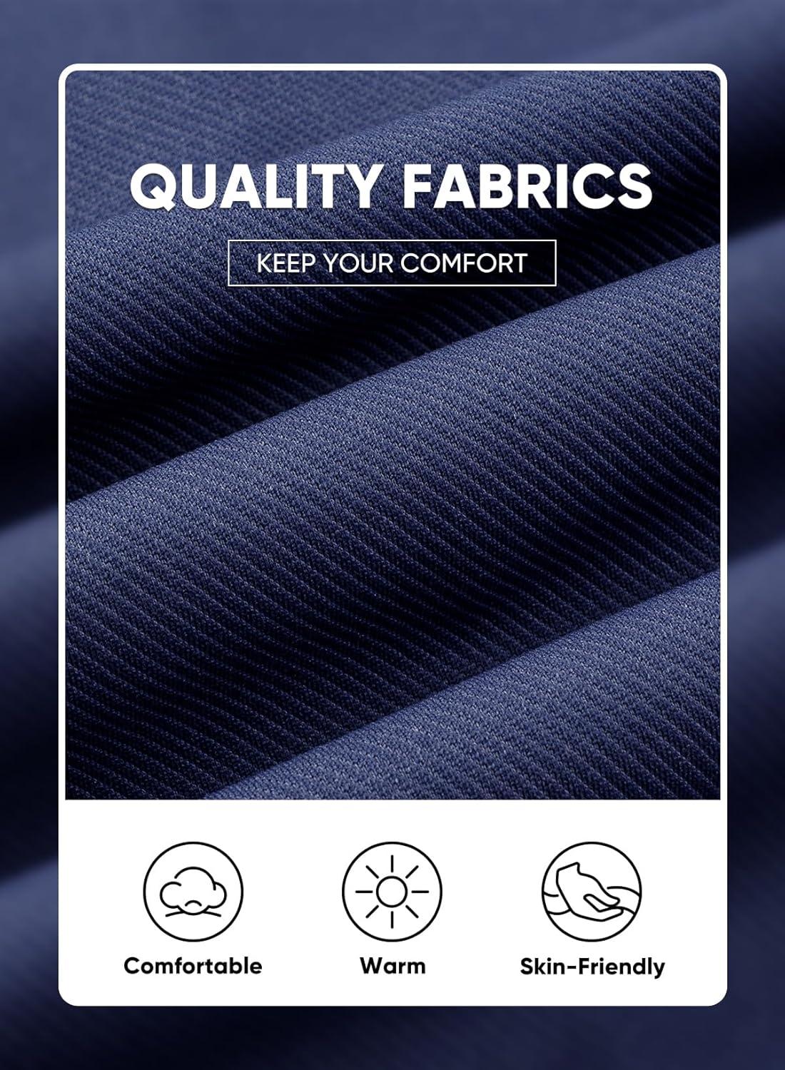 imageJMIERR Mens Tracksuit 2 Piece Set Full Zip Casual Sweatsuit Jogging Suits with Jogger Jackets and Pants Warm Up OutfitsDark Blue