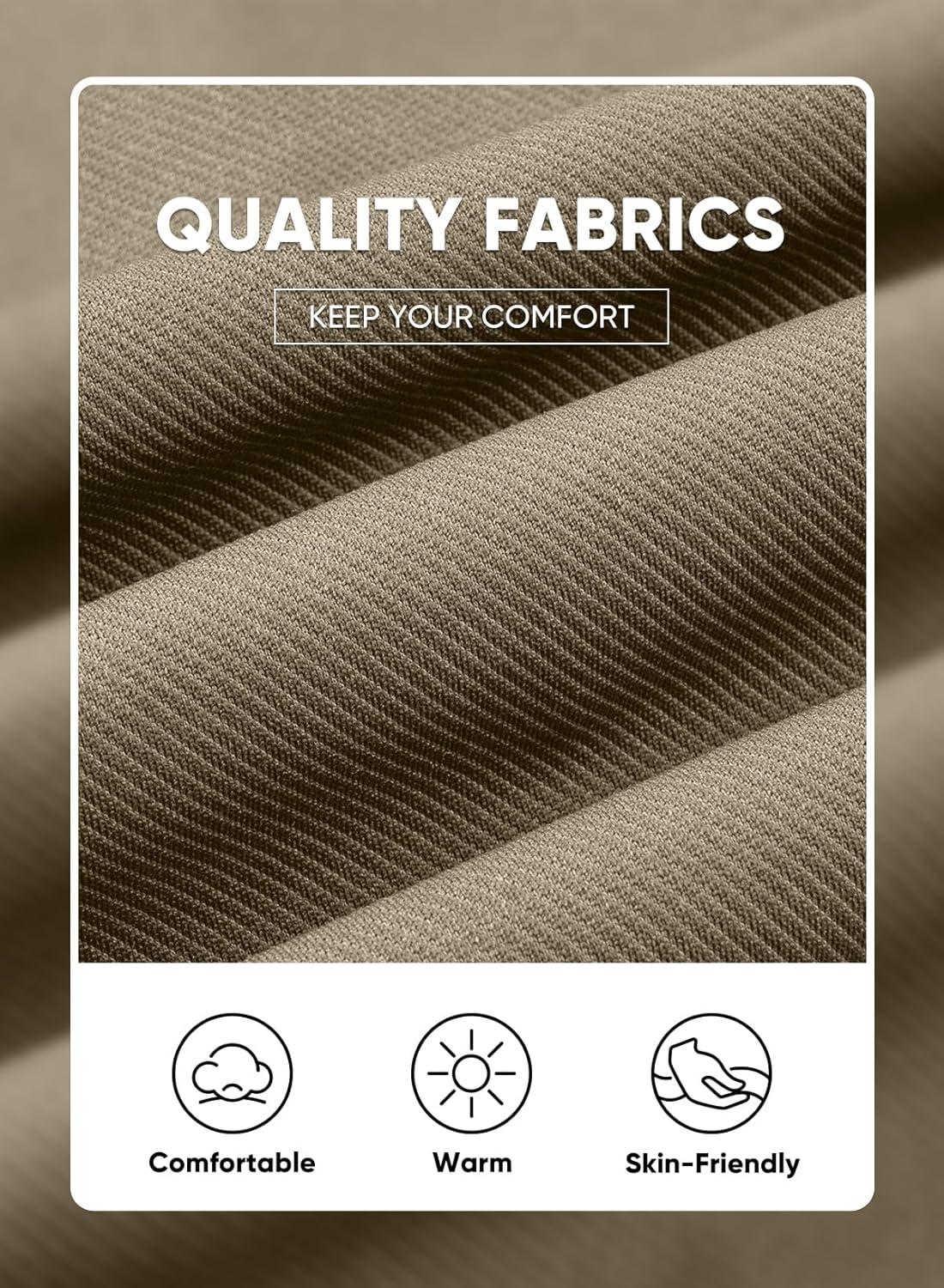 imageJMIERR Mens Tracksuit 2 Piece Set Full Zip Casual Sweatsuit Jogging Suits with Jogger Jackets and Pants Warm Up OutfitsKhaki