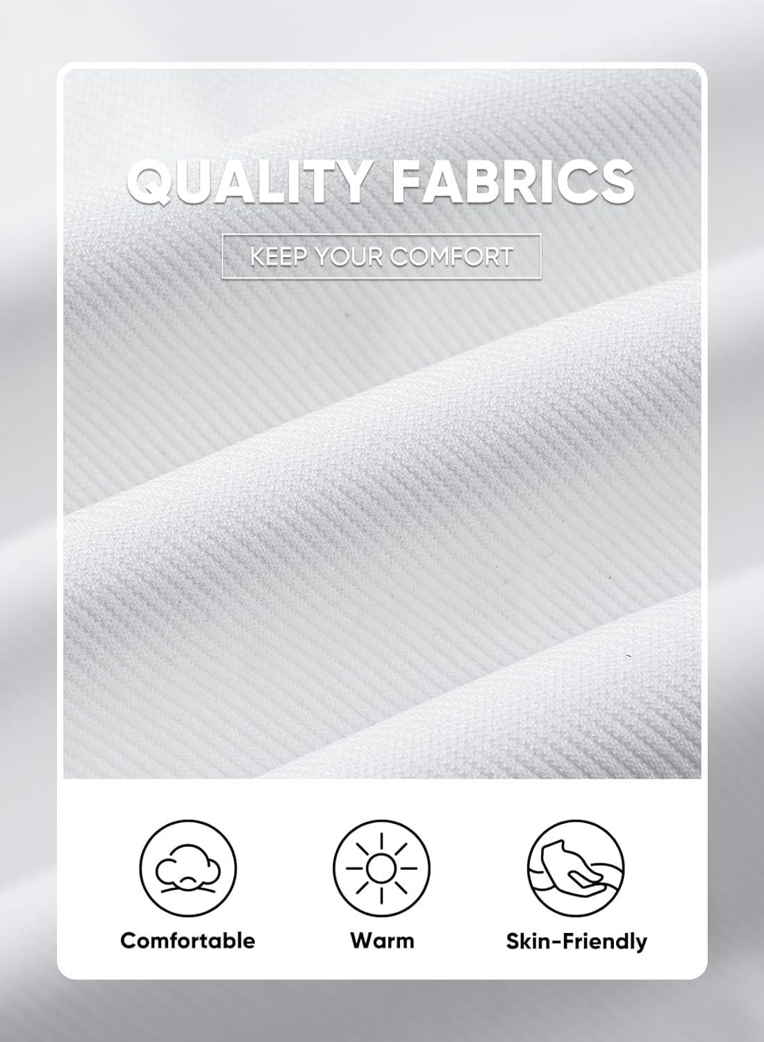 imageJMIERR Mens Tracksuit 2 Piece Set Full Zip Casual Sweatsuit Jogging Suits with Jogger Jackets and Pants Warm Up OutfitsWhite