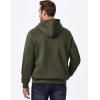 imageJMIERR Mens 2025 Casual Fahsion Fall Hoodie Pullover Quarter Drawstring Fleece Winter Button Hooded Shirt with PocketA Green