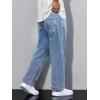 imageJMIERR Mens Baggy Jeans Wide Leg Skater Hip Hop Denim Pants Y2K Vintage Loose Fit StreetwearBeau Blue