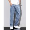 imageJMIERR Mens Baggy Jeans Wide Leg Skater Hip Hop Denim Pants Y2K Vintage Loose Fit StreetwearBeau Blue