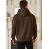 imageJMIERR Mens Casual Cotton Hooded Collar Drawstring Hoodies Pullover Sweatshirts Casual Long Sleeve ShirtsChicory Coffee