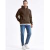 imageJMIERR Mens Casual Cotton Hooded Collar Drawstring Hoodies Pullover Sweatshirts Casual Long Sleeve ShirtsChicory Coffee