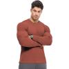 imageJMIERR Mens Fall Crewneck Shirt Long Sleeve AntiWrinkle Casual Muscle T Shirts Workout Slim FittedF Gold Flame