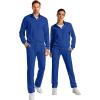 imageJMIERR Mens Tracksuit 2 Piece Set Full Zip Casual Sweatsuit Jogging Suits with Jogger Jackets and Pants Warm Up OutfitsBlue