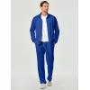 imageJMIERR Mens Tracksuit 2 Piece Set Full Zip Casual Sweatsuit Jogging Suits with Jogger Jackets and Pants Warm Up OutfitsBlue
