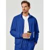 imageJMIERR Mens Tracksuit 2 Piece Set Full Zip Casual Sweatsuit Jogging Suits with Jogger Jackets and Pants Warm Up OutfitsBlue