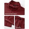 imageJMIERR Mens Tracksuit 2 Piece Set Full Zip Casual Sweatsuit Jogging Suits with Jogger Jackets and Pants Warm Up OutfitsBurgundy