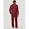 imageJMIERR Mens Tracksuit 2 Piece Set Full Zip Casual Sweatsuit Jogging Suits with Jogger Jackets and Pants Warm Up OutfitsBurgundy