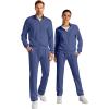 imageJMIERR Mens Tracksuit 2 Piece Set Full Zip Casual Sweatsuit Jogging Suits with Jogger Jackets and Pants Warm Up OutfitsDark Blue