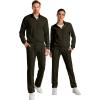 imageJMIERR Mens Tracksuit 2 Piece Set Full Zip Casual Sweatsuit Jogging Suits with Jogger Jackets and Pants Warm Up OutfitsGreen