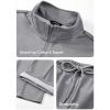 imageJMIERR Mens Tracksuit 2 Piece Set Full Zip Casual Sweatsuit Jogging Suits with Jogger Jackets and Pants Warm Up OutfitsLight Grey
