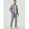 imageJMIERR Mens Tracksuit 2 Piece Set Full Zip Casual Sweatsuit Jogging Suits with Jogger Jackets and Pants Warm Up OutfitsLight Grey
