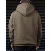 imageJMIERR Mens Casual Cotton Hoodies Drawstring Quarter Zip Pullover Sweatshirts07 Dusty Olive
