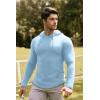 imageJMIERR Mens Fashion Hoodies Fleece Long Sleeve Athletic Sweatshirt Pullover T ShirtsBeau Blue