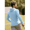 imageJMIERR Mens Fashion Hoodies Fleece Long Sleeve Athletic Sweatshirt Pullover T ShirtsBeau Blue