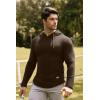 imageJMIERR Mens Fashion Hoodies Fleece Long Sleeve Athletic Sweatshirt Pullover T ShirtsBrown