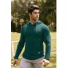 imageJMIERR Mens Fashion Hoodies Fleece Long Sleeve Athletic Sweatshirt Pullover T ShirtsDark Green