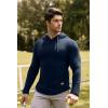 imageJMIERR Mens Fashion Hoodies Fleece Long Sleeve Athletic Sweatshirt Pullover T ShirtsNavy Blue