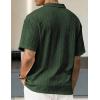 imageJMIERR Mens Polo Shirt Knit Button Casual Short Sleeve Summer Vacation Beach Stretchy Golf ShirtsGreen