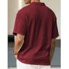 imageJMIERR Mens Polo Shirt Knit Button Casual Short Sleeve Summer Vacation Beach Stretchy Golf ShirtsRed