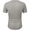 imageJMIERR Mens Short Sleeve T Shirt Summer Muscle Slim Fitted Crewneck Longline Tees Shirts for Gym WorkoutB Light Grey