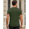 imageJMIERR Mens Short Sleeve T Shirt Summer Muscle Slim Fitted Crewneck Longline Tees Shirts for Gym WorkoutE Green