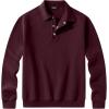 imageJMIERR Mens Casual Cotton Polo Sweatshirts Long Sleeve Button Collared Pullover ShirtsRed