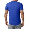 imageJMIERR Mens Muscle Slim T Shirts Texture V Neck Longline Henley Gym Workout Athletic Tee ShirtB Dark Blue