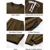 imageJMIERR Mens 2 Piece Outfits Crew Neck Sweatshirt Tracksuit ampamp Joggers Sweatpants Sweatsuit SetCoffee