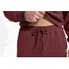 imageJMIERR Mens 2 Piece Outfits Knit Jacquard Pullover Sweatshirt Tracksuit ampamp Joggers Sweatpants Sweatsuit Sets with PocketsBurgundy