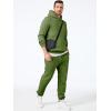 imageJMIERR Mens 2 Piece Outfits Hoodie Sweatshirt Tracksuit ampamp Joggers Sweatpants Sweatsuit SetAvocado Green