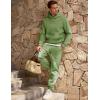 imageJMIERR Mens 2 Piece Outfits Hoodie Sweatshirt Tracksuit ampamp Joggers Sweatpants Sweatsuit SetAvocado Green