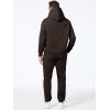 imageJMIERR Mens 2 Piece Outfits Hoodie Sweatshirt Tracksuit ampamp Joggers Sweatpants Sweatsuit SetChocolate Brown