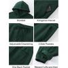 imageJMIERR Mens 2 Piece Outfits Hoodie Sweatshirt Tracksuit ampamp Joggers Sweatpants Sweatsuit SetDark Green
