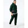 imageJMIERR Mens 2 Piece Outfits Hoodie Sweatshirt Tracksuit ampamp Joggers Sweatpants Sweatsuit SetDark Green