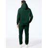 imageJMIERR Mens 2 Piece Outfits Hoodie Sweatshirt Tracksuit ampamp Joggers Sweatpants Sweatsuit SetDark Green