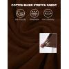 imageJMIERR Mens Long Sleeve Shirts Casual Crewneck Pullover TShirt Stretch Textured Knit Tee with Pocket13 Coffee